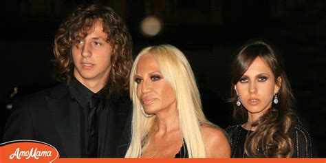 donatella versace et son fils|donatella versace children.